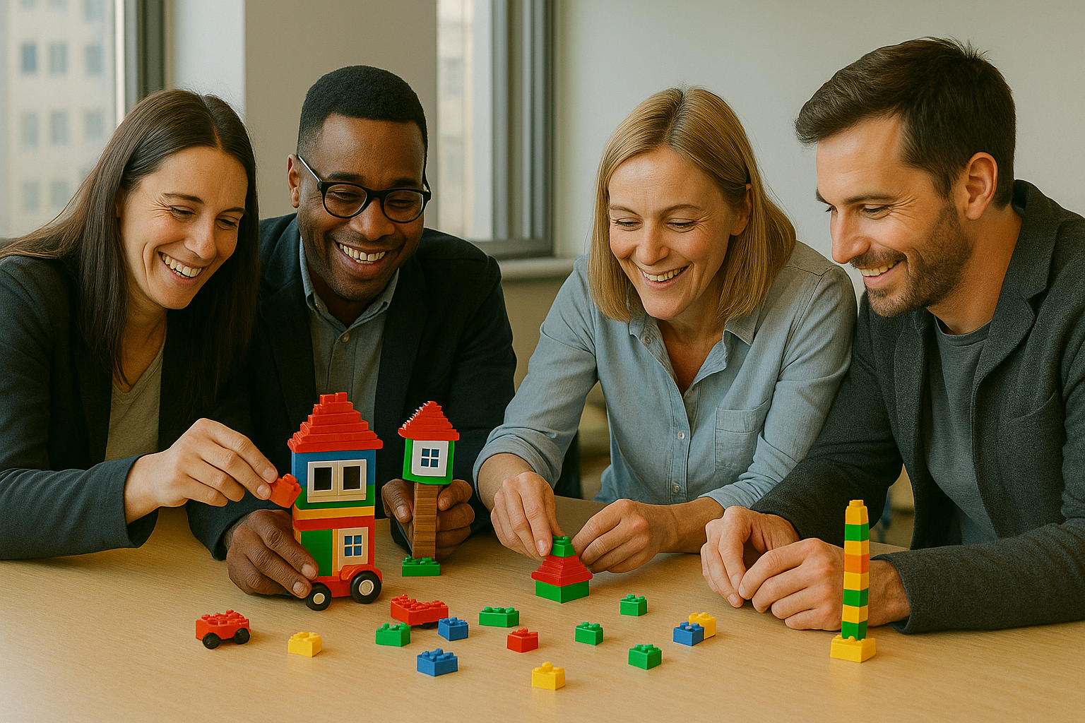 LEGO® Serious Play® for resilience model showing personal growth.