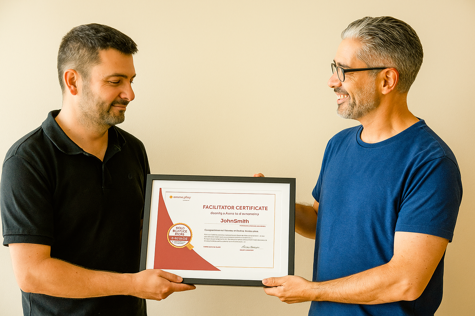 A LEGO model representing leadership supporting a team's foundation.